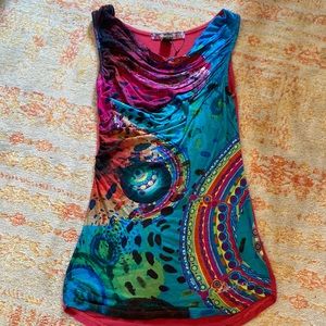 Desigual knit tank top